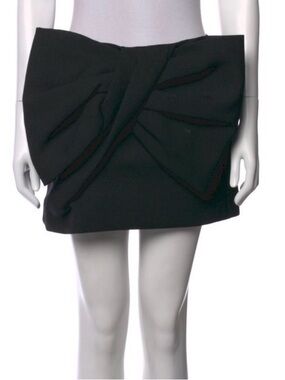 Marc by Marc Jacobs black bow mini skirt